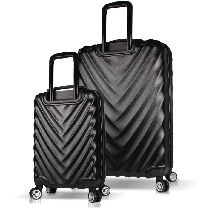 Zoozie Bags Juego de Maletas de 2 Piezas Negro